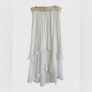 Thalia Sodi White High-Low Skirt